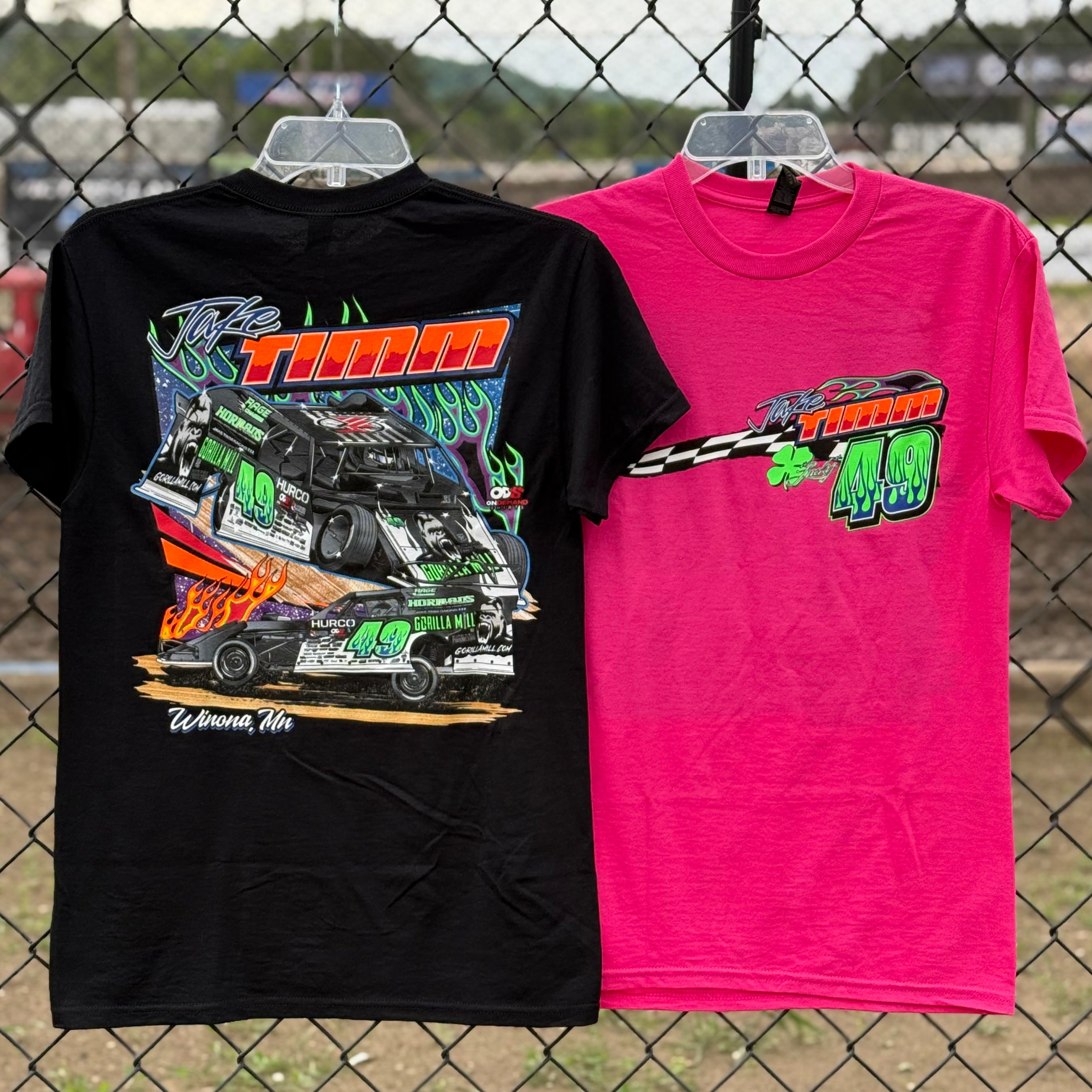 Throwback Modified T-Shirt - Black | Jake Timm Racing