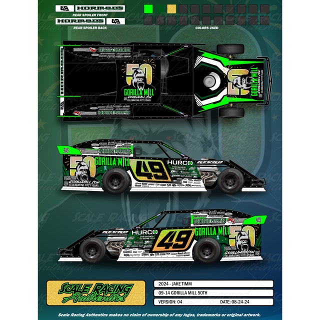 Diecasts Jake Timm Racing